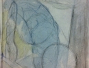 4520: Michael Rieu, De kunstschilder en zijn model, aquarel - potlood