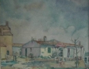 127, Poppe Damave, Andratz-Spanje, Aquarel