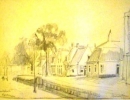 168, Roelof Klein, Zoutsloot-Harlingen, Potloodtekening