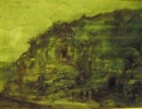 201, Poppe Damave, Grotbewoners-Spanje, Aquarel