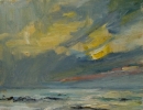 JK17 Zonsondergang aan zee (Zandvoort) - Joke Kokkelkoren